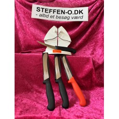 Kniv Pakke (4 knive + Egostål på fod)